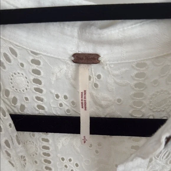 Free People White Eyelet Maxi Dress - Picture 2 of 4